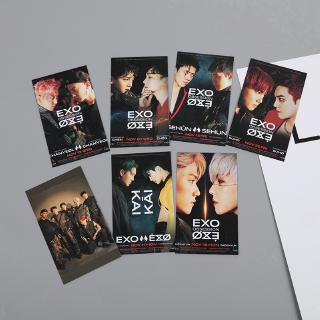 Set 6 Tấm Thẻ Hình Thành Viên Nhóm Nhạc Exo