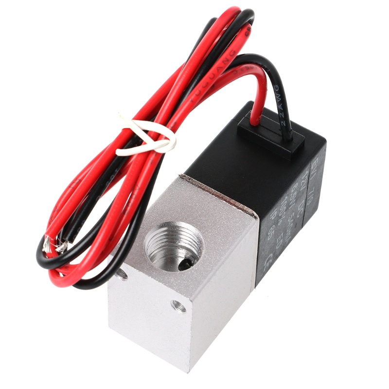 Van Điện Từ 2 Chiều 1 / 4 &quot;Bằng Nhôm Chuyên Dụng Cho DC 12V