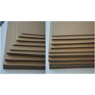 Giấy tấm Carton kích thước 35x30 cm dùng đóng gói hàng: số lượng 50 cái.