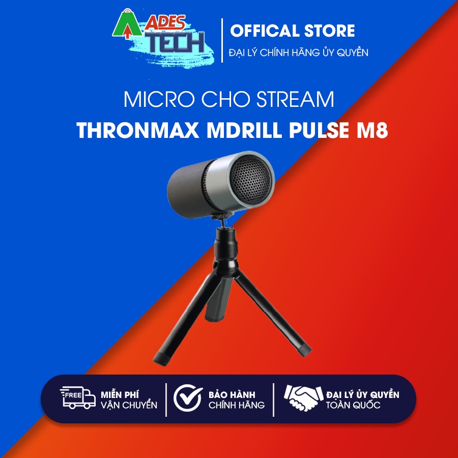 Microphone Thronmax Mdrill Pulse + Noise Cancellation M8 - Công Nghệ ACN Loại Bỏ Tiếng Ồn