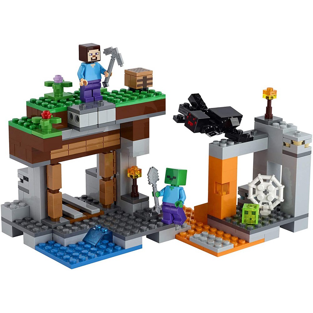 Minecraft LEGO 21166 Cuộc phiêu lưu của Steve và nhện