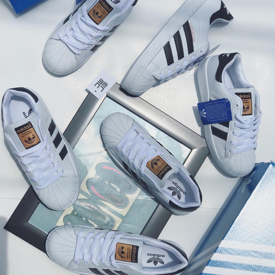 Giày Adidas Superstar Gót Đen