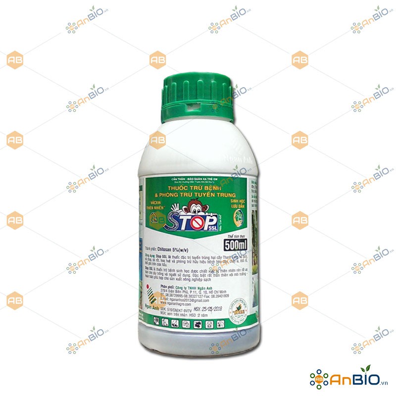 Thuốc Trừ Bệnh STOP 5SL Chai 500ml ĐẶC TRỊ TUYẾN TRÙNG TRÊN THANH LONG - B5.1020