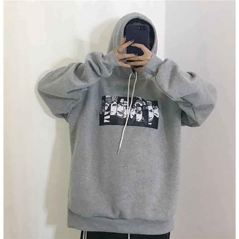 [Manman] Áo hoodie giới tính in hình naruto thời trang, chất nỉ ấm dáng đẹp trẻ trung New hàn quốc một 5