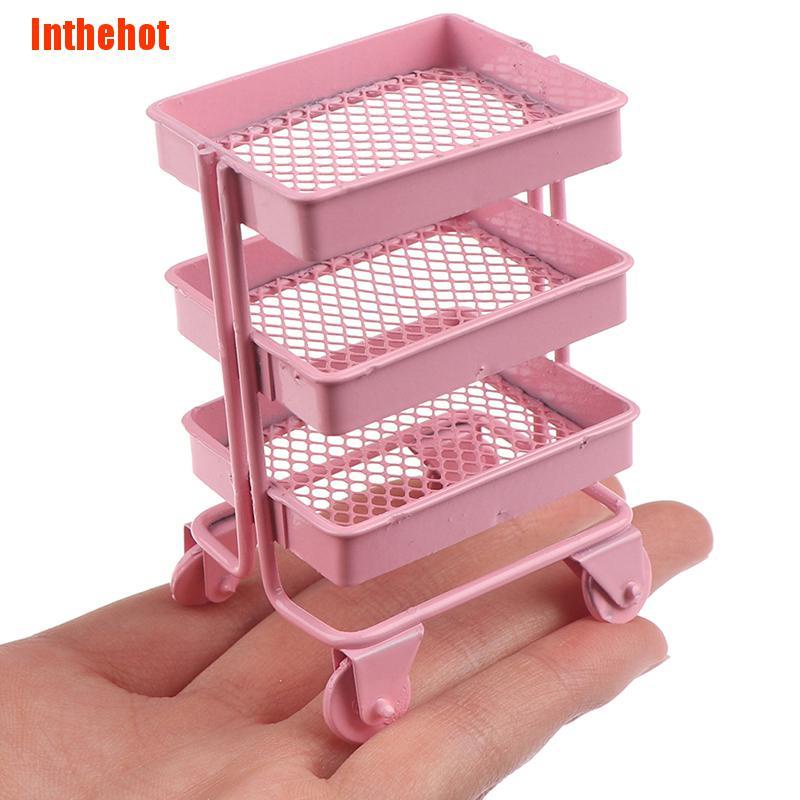Mô Hình Sách Mini Tỉ Lệ 1: 12 Có Bánh Xe Tiện Dụng Cho Búp Bê