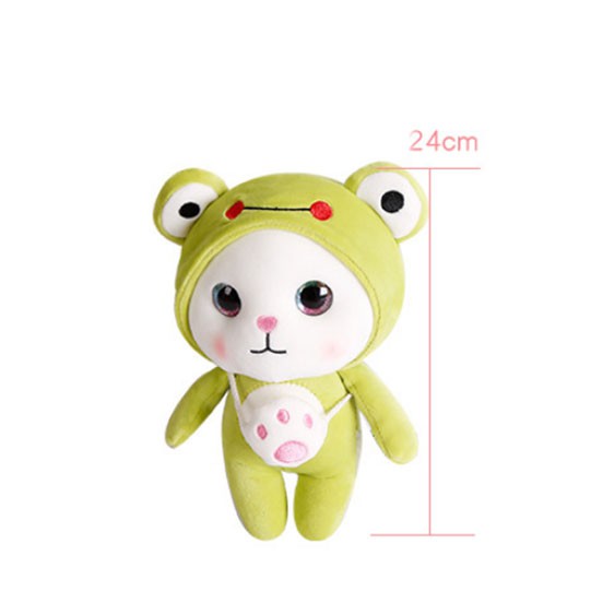 Gấu Bông Mèo Dễ Thương SiZe 24cm Thú Nhồi Bông Cho Bé