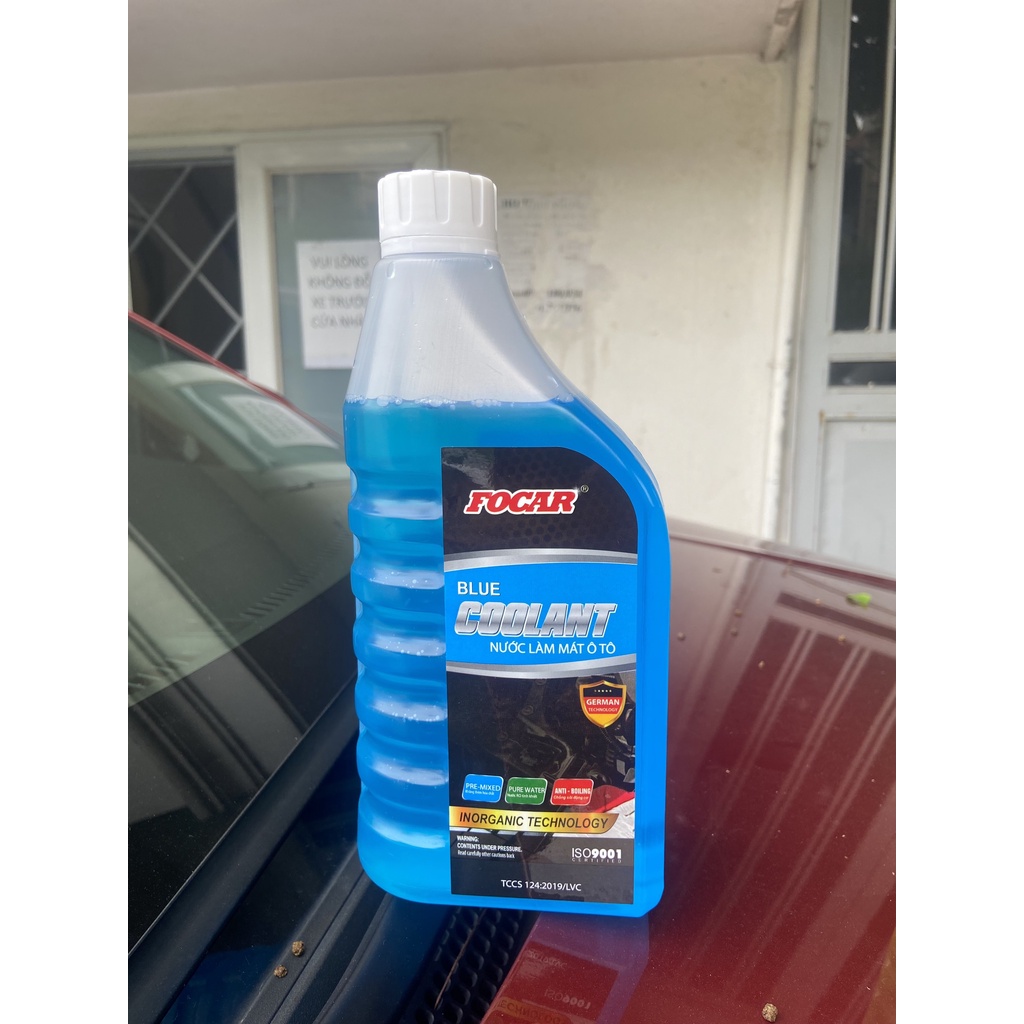 Nước làm mát động cơ màu xanh Focar Blue Coolant 0,85L