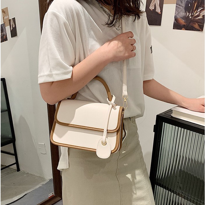 Túi xách nữ đeo chéo, công sở, phong cách vintage, retro - TX014