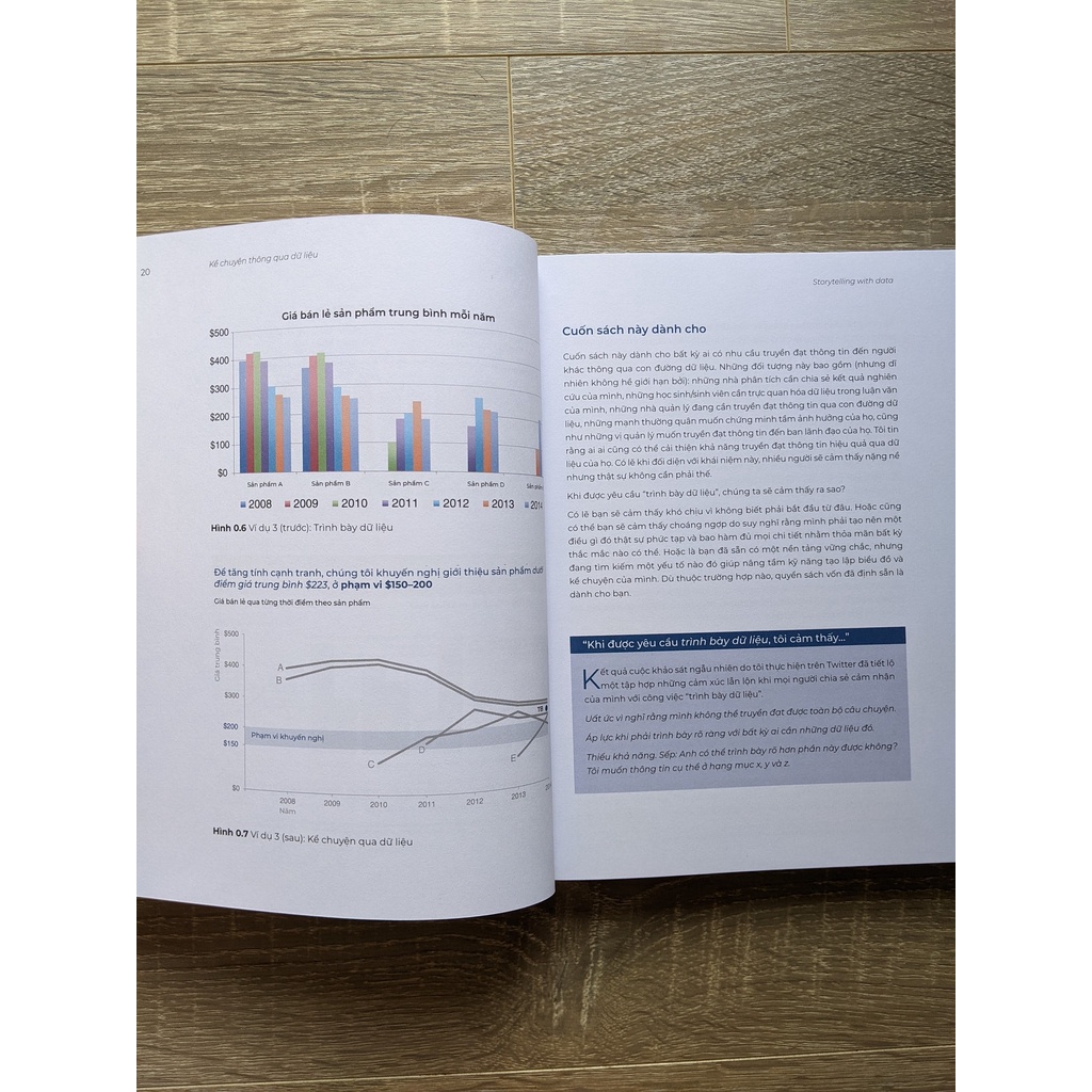 Sách - Storytelling with Data - Kể chuyện thông qua dữ liệu - Cuốn cẩm nang hướng dẫn trực quan hoá dữ liệu