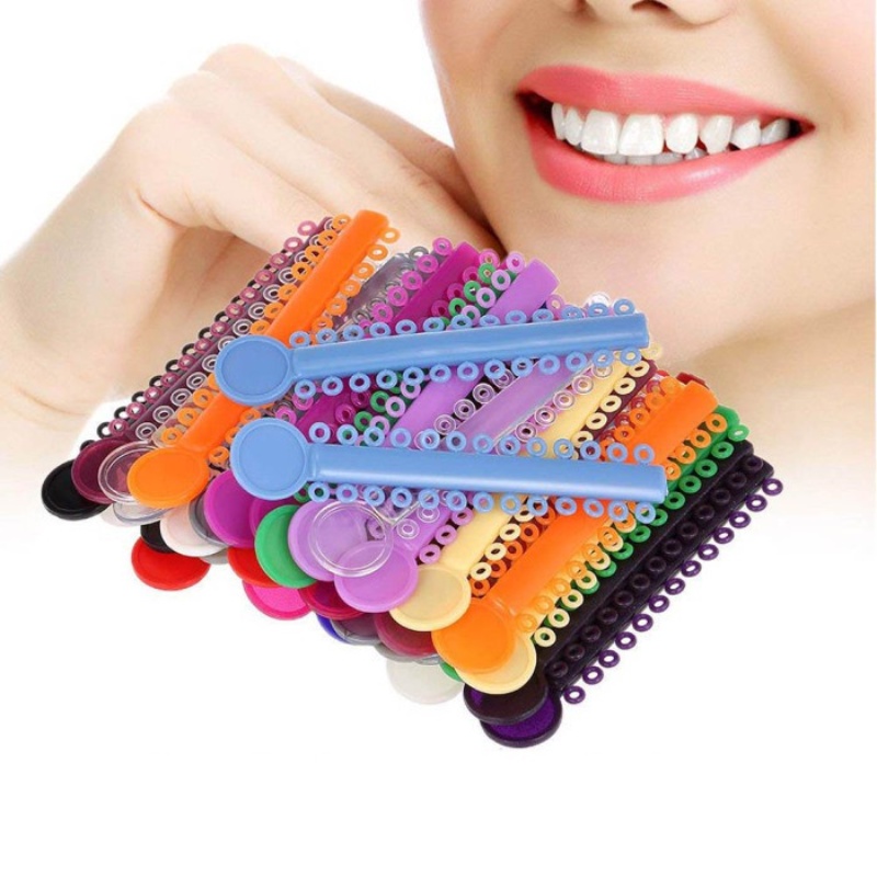 Set 40 Dây Thun Cao Su Đàn Hồi Nhiều Màu Sắc