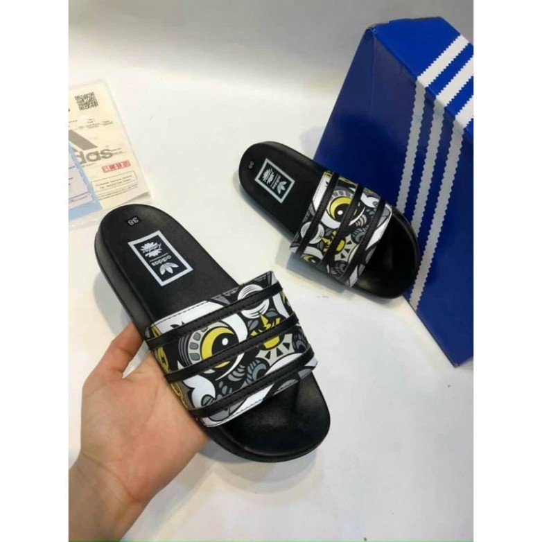 Dép Quai Ngang Cho Nam ADIDAS Hình Đầu Kì Lân Kiểu Dáng Trẻ Trung Năng Động