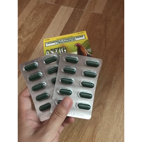 1 vĩ 10 viên xo lai Astig cho gà