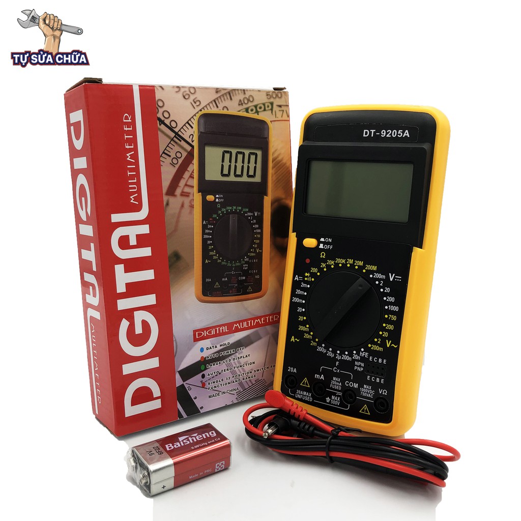 Đồng hồ đo điện vạn năng DT-9205A