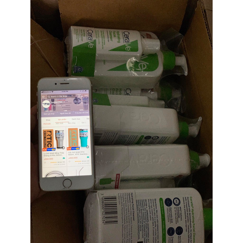 Sữa rửa mặt Cerave Hydrating Facial Cleanser cho da khô , nhiều dung tích, CeraVe Hydrating Face Wash luckily1702 | BigBuy360 - bigbuy360.vn