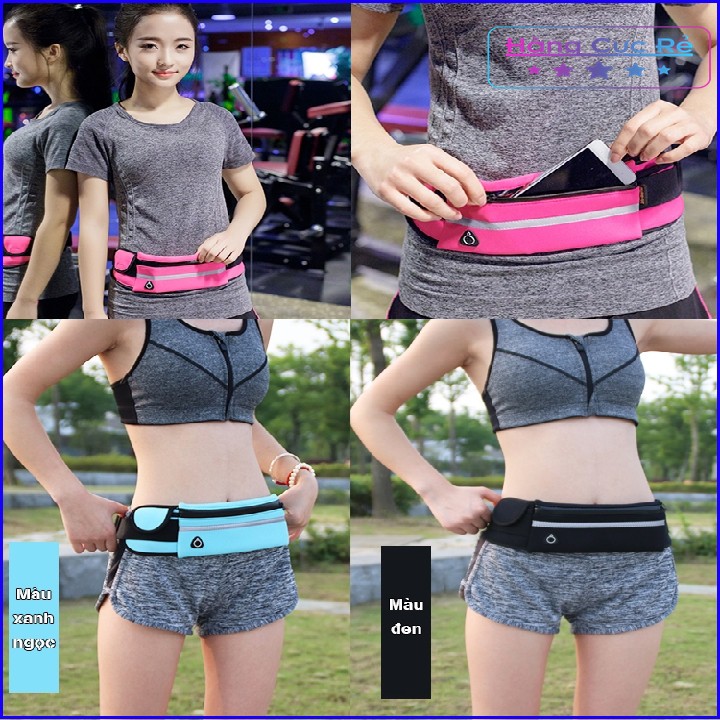 Combo 2 Túi thể thao đeo hông tập GYM chạy bộ🤸Freeship🤸Túi đựng điện thoại có đai đeo bụng tiện dụng-Shop Hàng Cực Rẻ