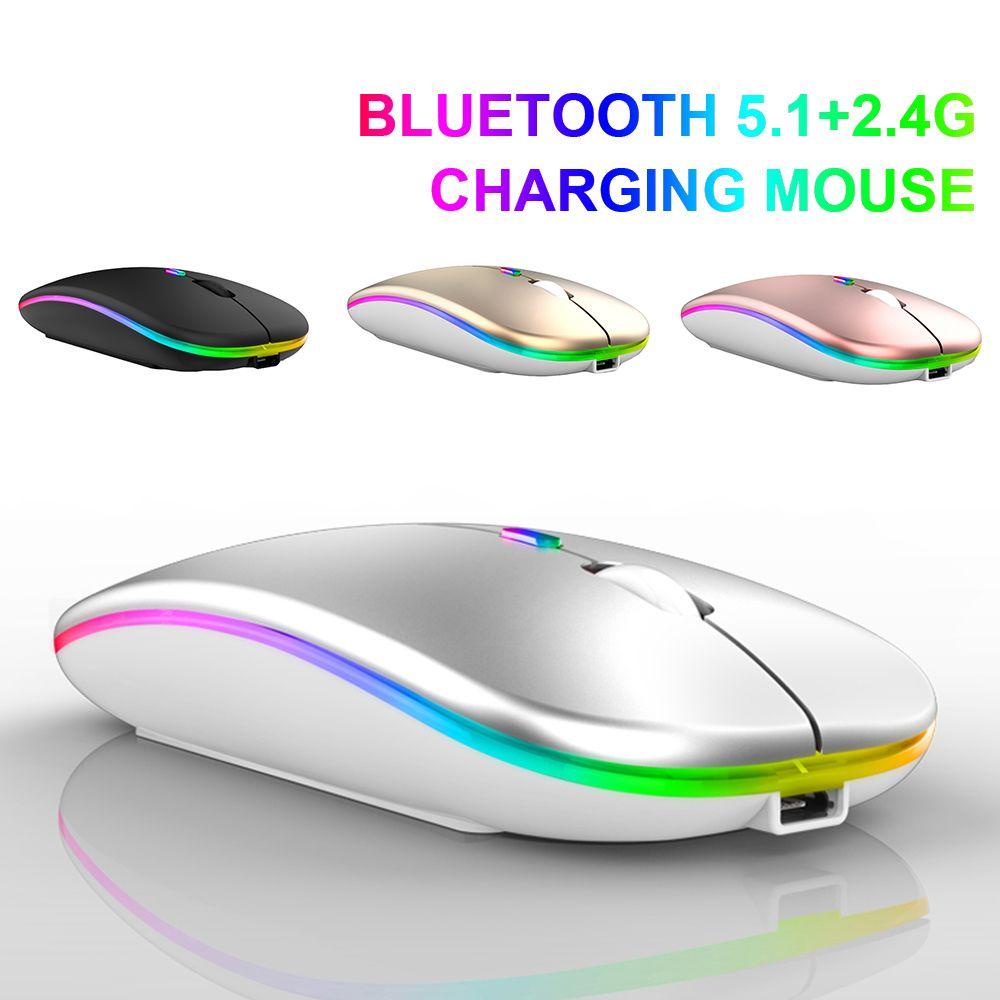 BTLIMER Chuột Bluetooth USB Siêu MỏNg Cho PC / Laptop
