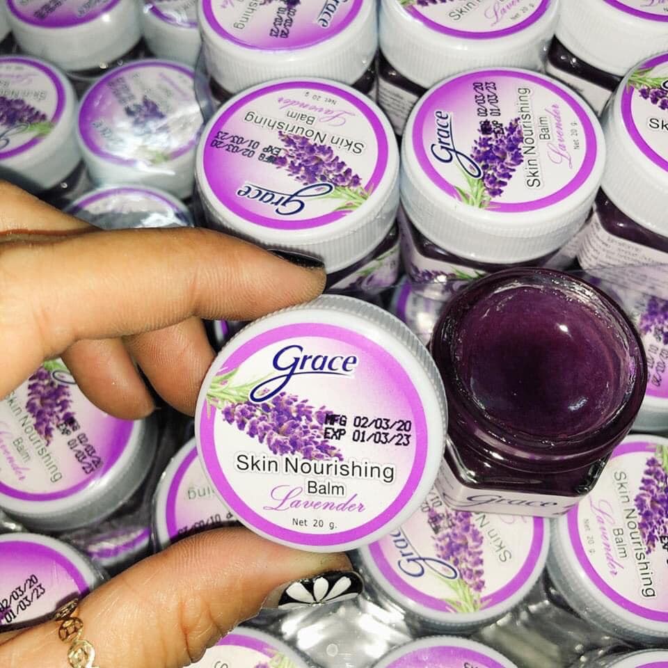 [𝗦𝗔𝗟𝗘]..::✨Dầu Cù Là Giúp Ngủ Ngon Grace Skin Nourishing Balm Lavender Thái Lan «20g»✨::..