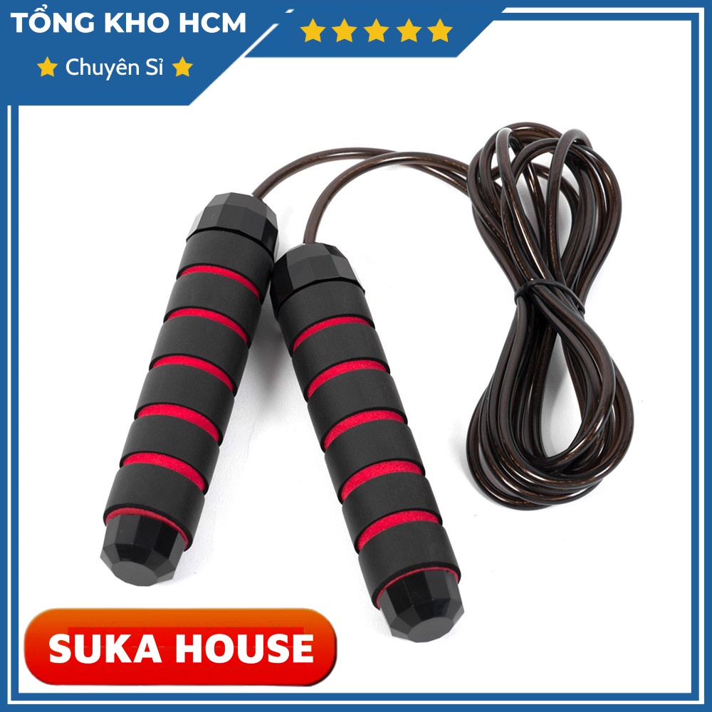 Dây Nhảy Thể Dục Tập Gym Lõi Thép  2,7m SUKAHOUSE H017