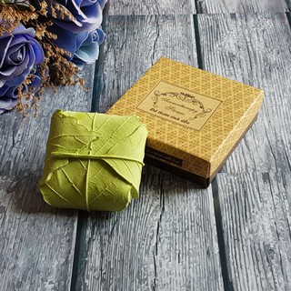 Đá thơm khuếch tán tinh dầu sả chanh hình Lá Ecolife khử mùi, thơm phòng, đuổi muỗi