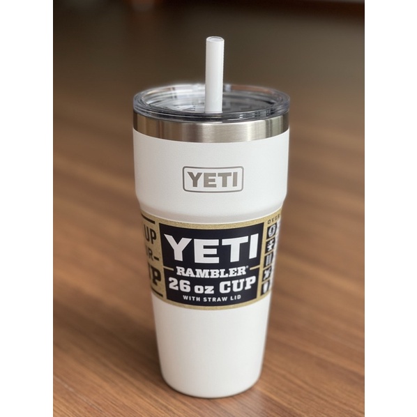 Ly giữ nhiệt cao cấp YETI RAMBLER 26 OZ STACKABLE CUP WITH STRAW LID