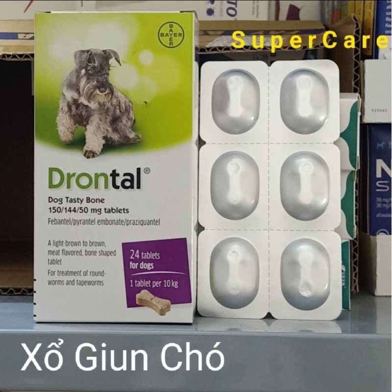 Drontal Dog - giải pháp giun sán cho chó