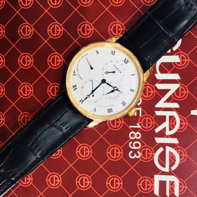 Đồng hồ nam Sunrise 1134PE dây da 6 kim fulbox