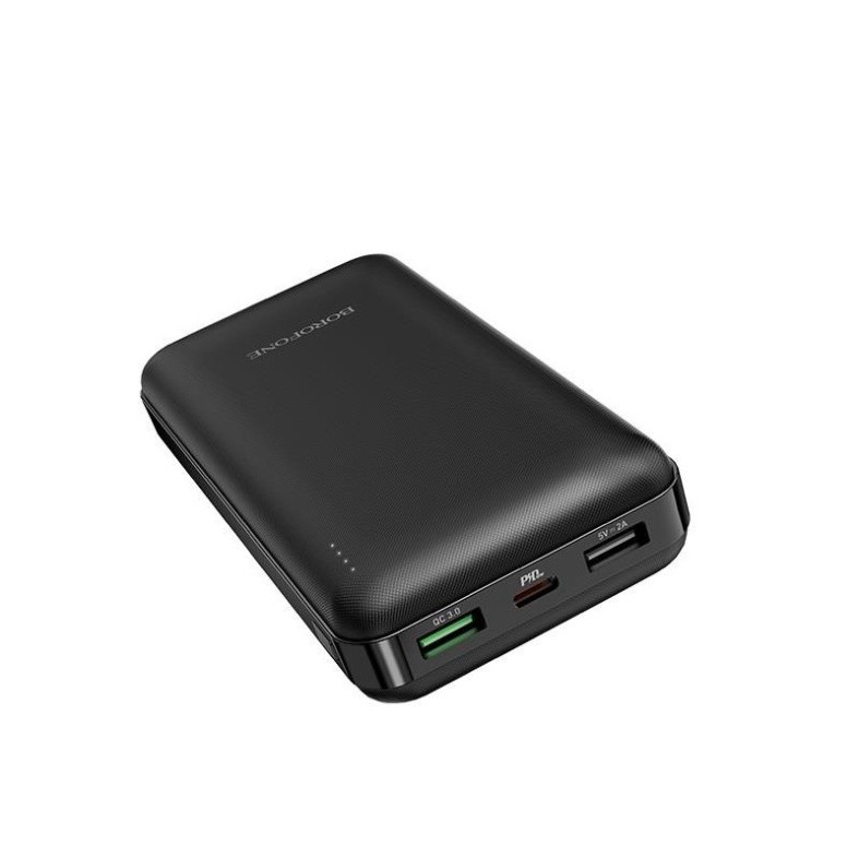 Pin Sạc Dự Phòng BOROFONE BT26A, Super PD + QC3.0, 20000mah, Cổng vào Micro USB / USB C, 2 cổng sạc ra USB và USB Type C