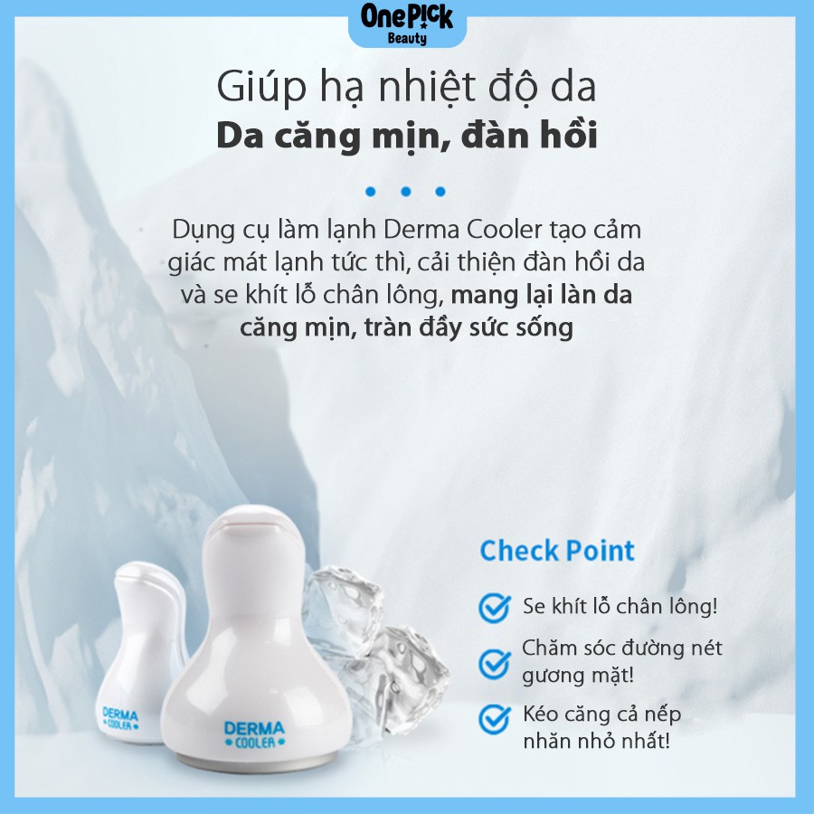 OnePick) Liệu pháp làm lạnh giảm sưng mặt,  chăm sóc lỗ chân lông Chăm sóc sưng tấy, làm dịu da tại nhà! Thanh lăn đá lạnh giảm sưng mặt O'melon Derma Cooler [O'melon Derma Face Cooler Ice Massage Face / Multi]