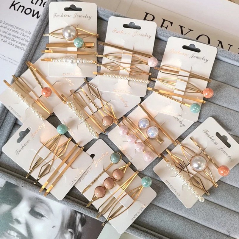 Kẹp Tóc Đính Ngọc Trai Thời Trang Hàn Quốc 💕 Phụ kiện tóc