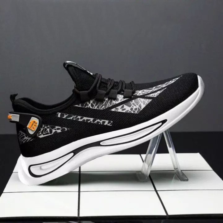 Giày Thể Thao Nam 2 màu đen trắng kiểu dáng thời trang cao cấp, Mã K230
