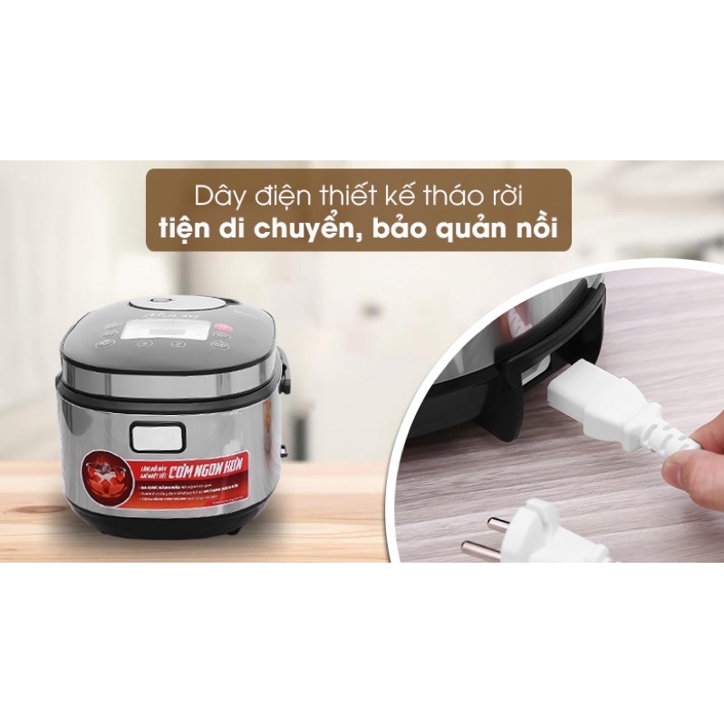 Nồi cơm điện tử Sunhouse mama 1.8 lít SHD8903 sản phẩm chính hãng % bảo hành 12T