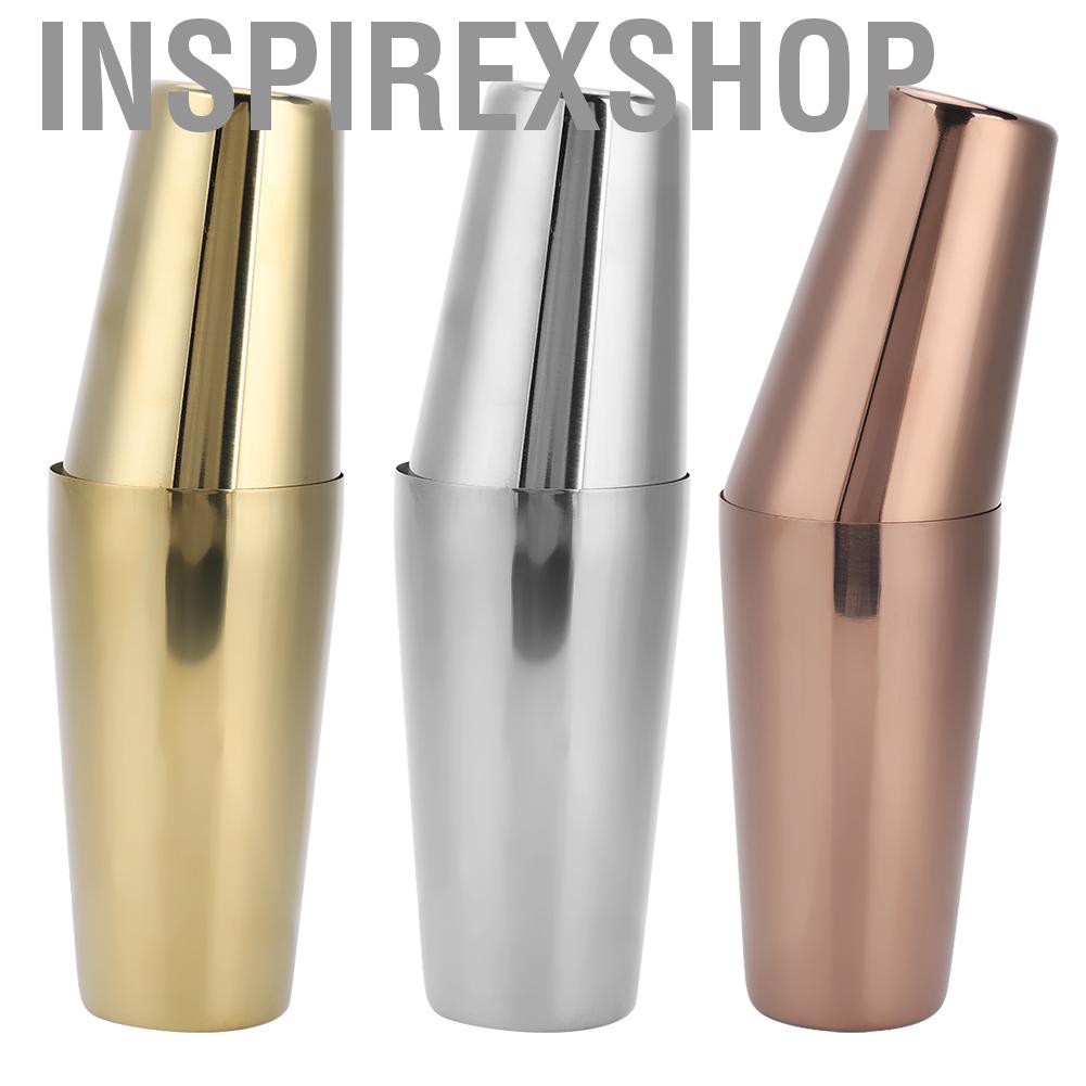 Inspirexshop 304 Stainless Steel Cocktail Shaker Bottle Set Bartender Bar Accessory Barware Tools