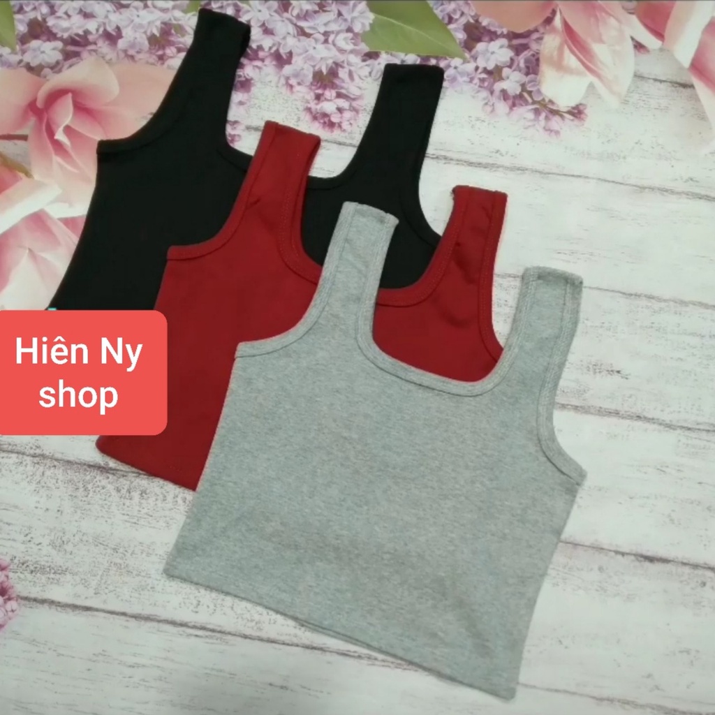 Áo thun sác nách crop top nữ _ áo ba lỗ croptop nữ