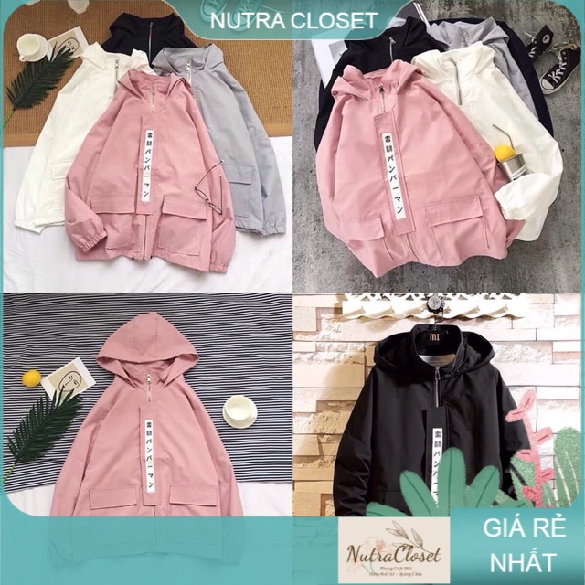 Áo khoác kaki nam nữ tiếng nhật