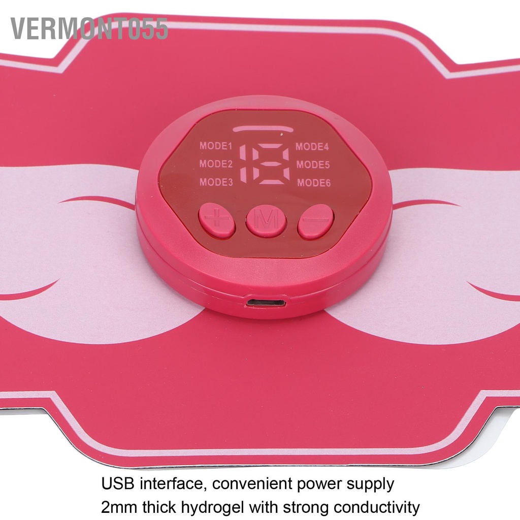Có thể bán buôn Máy tập cơ bụng thông minh EMS Massage điện Đai săn chắc ABS tích hợp pin Lithium Vermont055 Hàng giao ngay