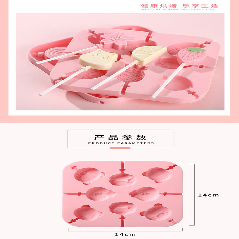 Khuôn Silicon Làm Bánh / Sô Cô La Hình Động Vật Đáng Yêu