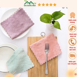 Khăn lau đa năng 2 mặt lau Bếp - Rửa bát - lau Bàn khăn thấm nước siêu tốt nhanh khô