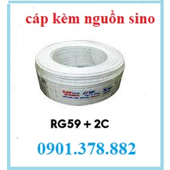 20 MÉT CÁP ĐỒNG TRỤC LIỀN NGUỒN