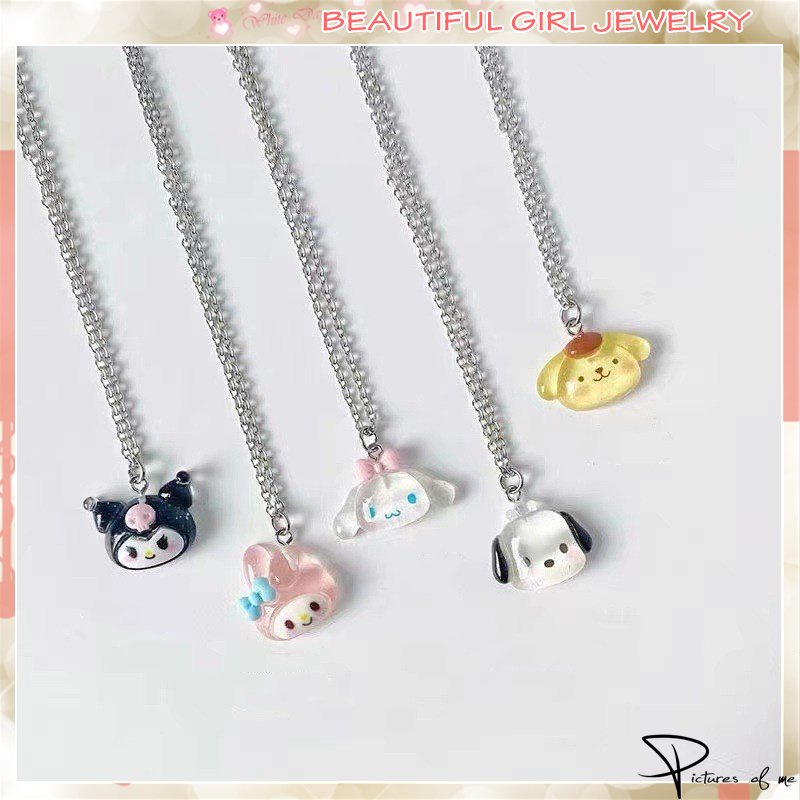 Mới Vòng cổ Mặt Hình Sanrio Kuromi Melody Thời Trang 2022
