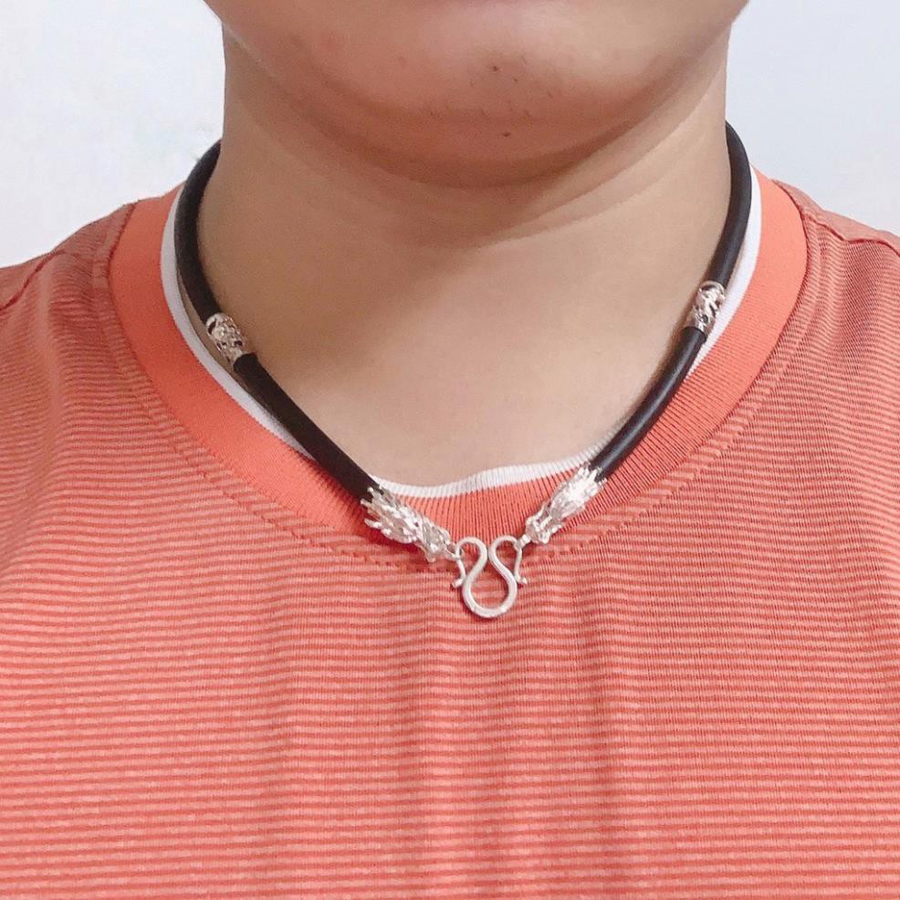 Dây Đeo Bọc Bạc ⚜️FREESHIP⚜️ Họa Tiết Đầu Rồng