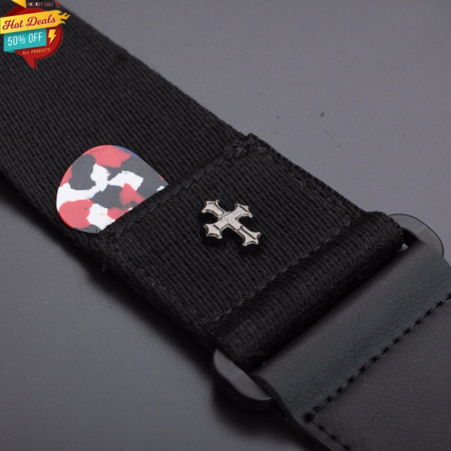 Dây Đeo Đàn Guitar Điện Longteam Cổ Điển Kèm Túi Đựng