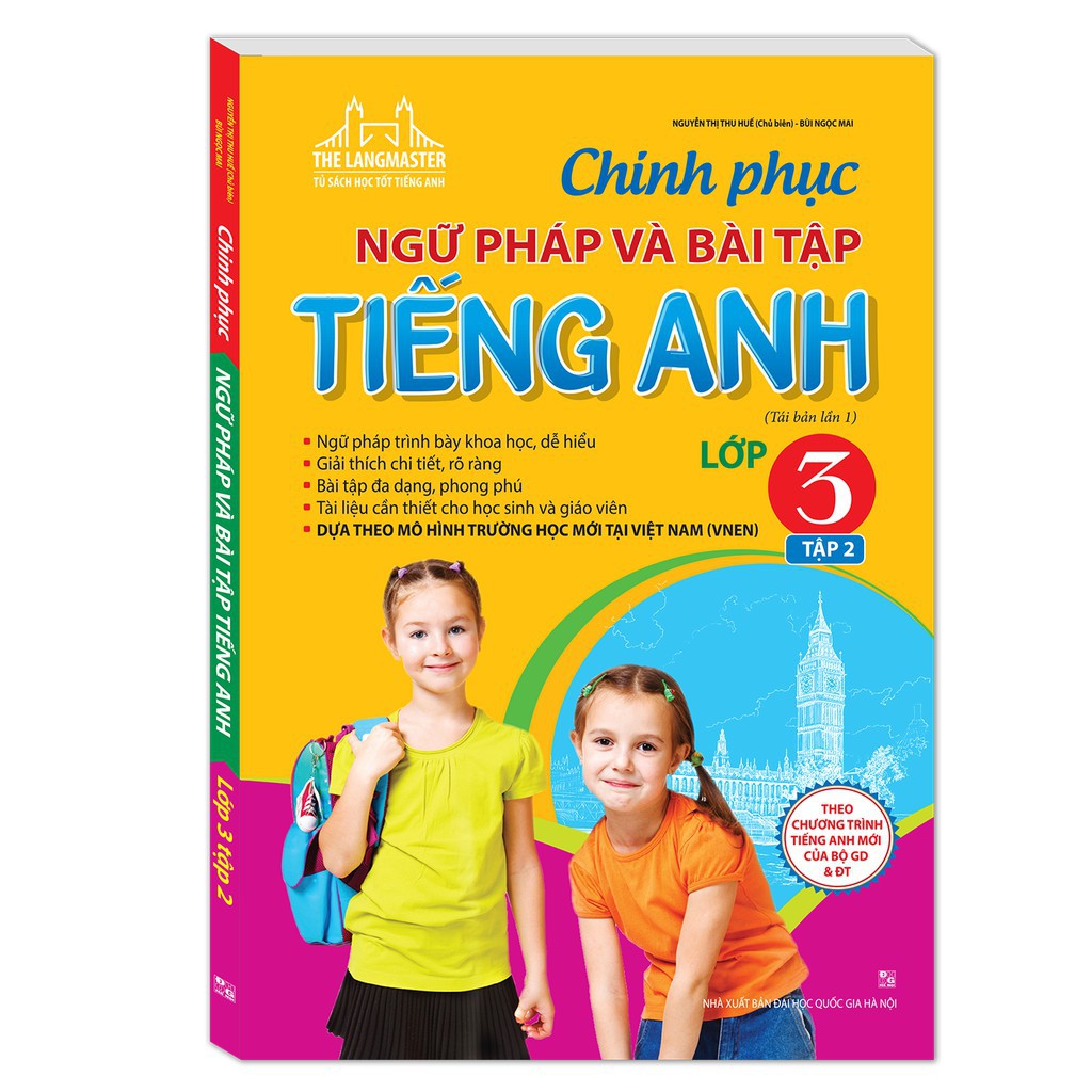 Sách - Combo Chinh phục ngữ pháp và bài tập tiếng Anh lớp 3 (trọn bộ 2 tập)