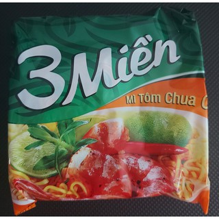 Mì 3 Miền tôm chua cay gói 65g