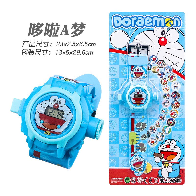 Đồng hồ chiếu 24 hình 3D Người Sắt Ironman Marvel Avengers điện tử đeo tay đủ hình nhân vật hoạt hình thú vị cho bé trai