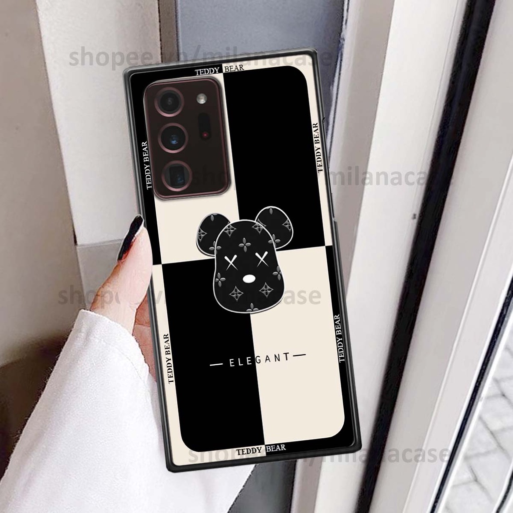 Ốp Samsung Note 20 Ultra gấu be@rBrick gấu Teddy Kaws siêu đẹp, phong cách, cá tính