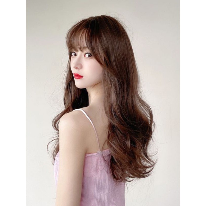 Tóc giả nguyên đầu ❤️FREE SHIP  nguyên đầu dợn sóng tự nhiên