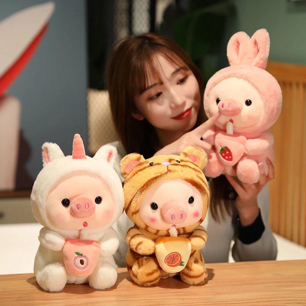Đồ chơi nhồi bông Hình Chú Heo Mặc Đồ Ngủ Dễ Thương Cho Bé