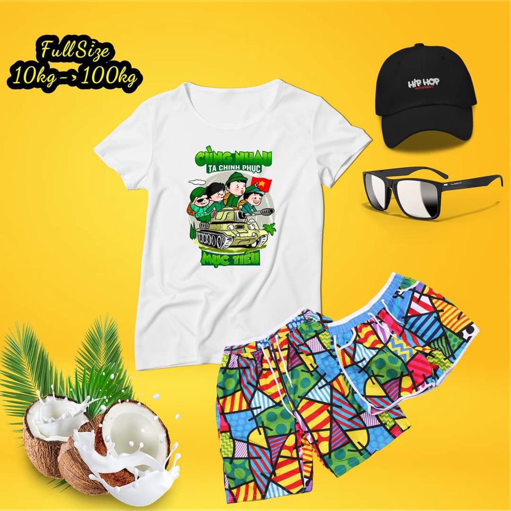 bộ quần áo đi biển đủ size - Cùng Nhau Chinh Phục Mục Tiêu