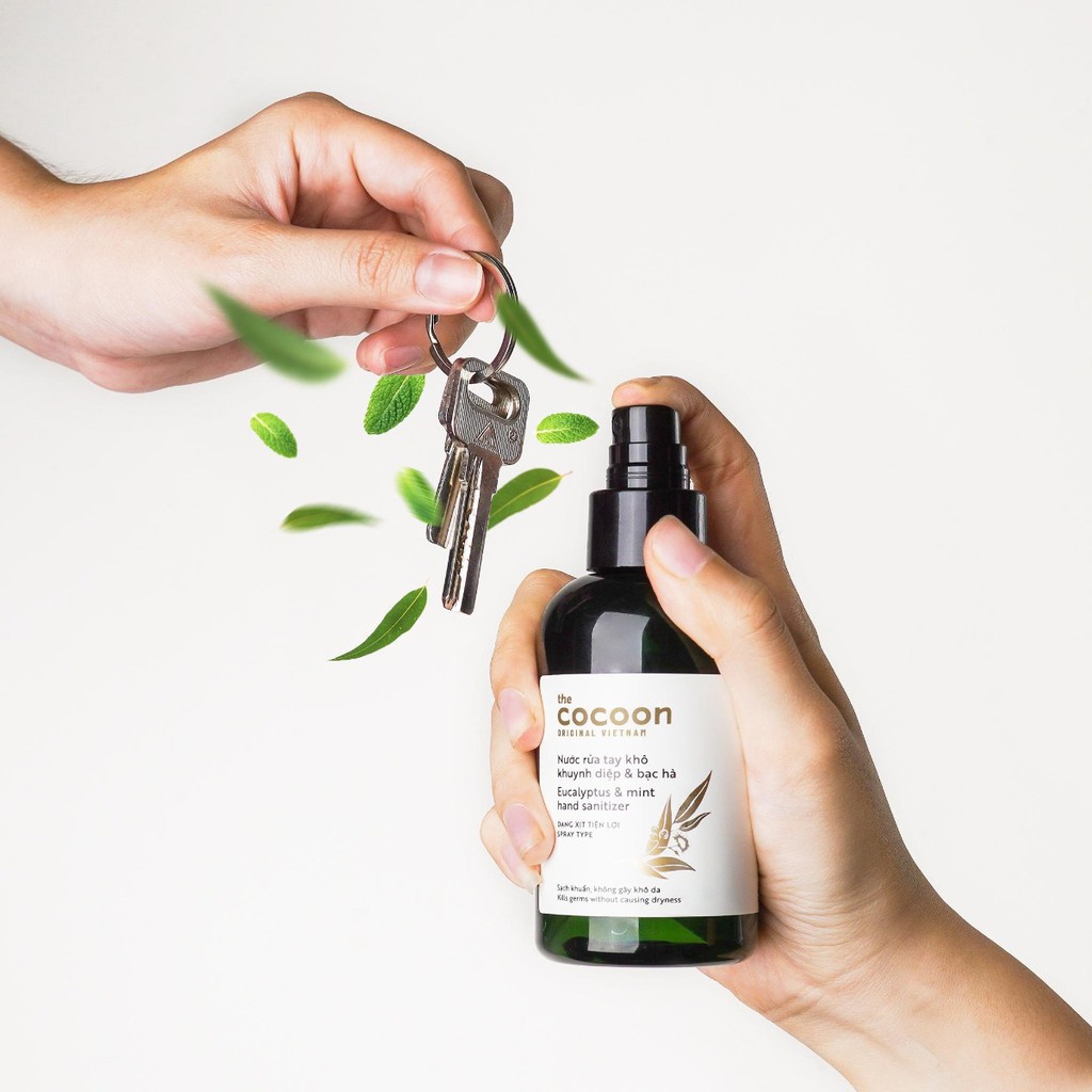 Nước Rửa Tay Khô Khuynh Diệp và Bạc Hà Cocoon Hand Sanitizer 140ml - Khongcoson | BigBuy360 - bigbuy360.vn