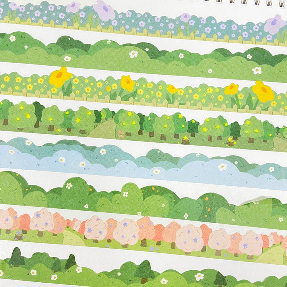 Giấy Dán Trang Trí Sổ Tay Hình Đám Mây / Hoa Kiểu Hàn Quốc DIY